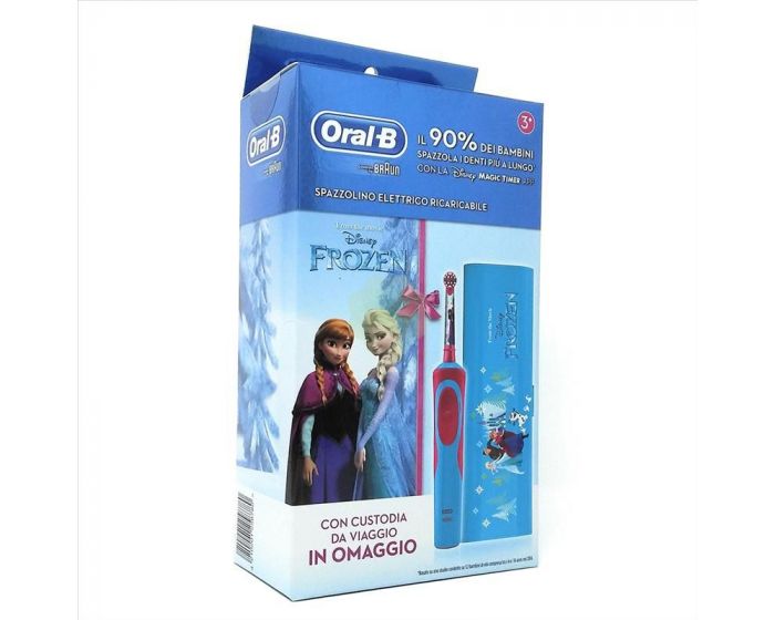 Oral-b Spazzolino Elettrico Ricaricabile Bambini Dai 3 Anni Con Disegni  Disney Personaggi Frozen
