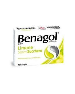 Benagol 36 Pastiglie Limone Senza Zuchhero