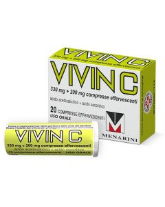 VIVIN C 330 MG + 200 MG COMPRESSE EFFERVESCENTI