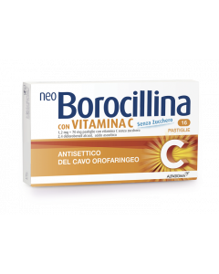 NEOBOROCILLINA vitamina C 16 PASTIGLIE  SENZA ZUCCHERO