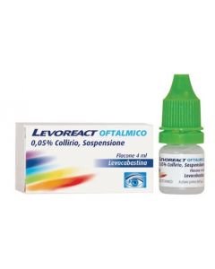 Levoreact Oftalmico 0,05% Collirio Per Occhi Allergici 4ml