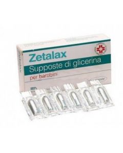 Zetalax 18 Supposte di Glicerina per Bambini 1375 Mg 