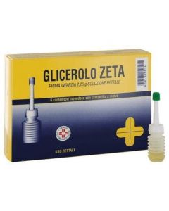 Zeta Farmcaceutici Glicerolo 2,25 G Soluzione Rettale Con Camomilla 6 Contenitori Monodose