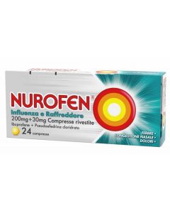 NUROFEN INFLUENZA E RAFFREDDORE 200 MG + 30 MG COMPRESSE RIVESTITE