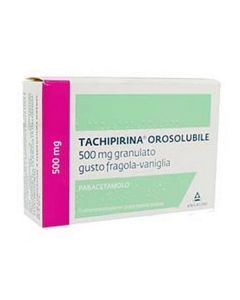TACHIPIRINA OROSOLUBILE 500 MG GRANULATO GUSTO FRAGOLA-VANIGLIA