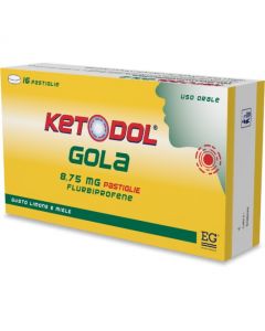 Ketodol Gola Gusto Limone E Miele 16 Pastiglie
