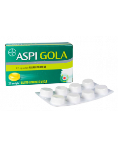 ASPI GOLA 8,75 MG PASTIGLIE GUSTO LIMONE E MIELE