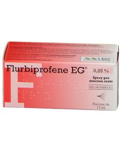 Flurbiprofene Eg Epifarma  0,25% Soluzione Spray 15ml