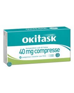 OKITASK 40 MG COMPRESSE RIVESTITE CON FILM KETOPROFENE SALE DI LISINA