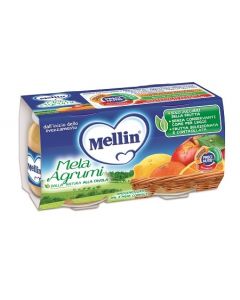 Mellin Omog Mela Agrumi 2x100g