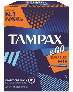 Tampax &go Super Plus 18pz