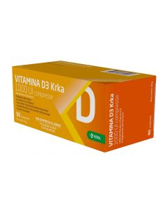Vitamina D3 Krka 1000 Ui 90cpr