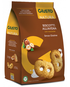 Giusto S/g Biscotti Avena Nocc