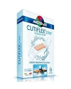 CEROTTO MASTER-AID CUTIFLEX STRIP TRASPARENTE IMPERMEABILE SUPPORTO IN POLIURETANO MEDIO 10 PEZZI