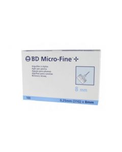 BD MICROFINE AGO G31 8MM 100PZ