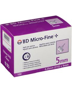 BD MICROFINE AGO G31 5MM 100PZ