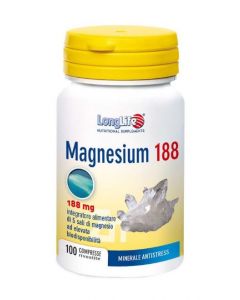 Longlife Magnesium 188mg Integratore Alimentare 100 Compresse