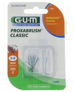 Gum Proxabrush 412 Protezione Antibatterica 8 Pezzi