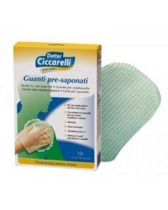 Dottor Ciccarelli Guanti Pre-saponati Igiene Corpo 10 Pezzi