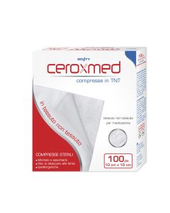 GARZA TNT CEROXMED10X10CM100PZ