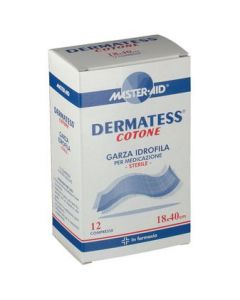 GARZA IDROFILA DERMATESS COTONE 18X40 12 PEZZI