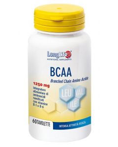 Longlife Bcaa 1250mg Integratore Alimentare 60 Tavolette