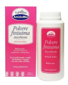 EuPhidra AmidoMio Polvere Finissima Assorbente All'Amido Di Riso 100g