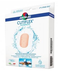 MEDICAZIONE AUTOADESIVA TRASPARENTE IMPERMEABILE MASTER-AID CUTIFLEX 7X5 5 PEZZI