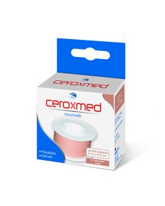 CEROTTO IN ROCCHETTO CEROXMED AERATO IN TESSUTO ROSA 500X2,50