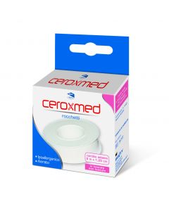 CEROTTO ADESIVO IN ROCCHETTO CEROXMED IN TESSUTO NON TESSUTO AERATO IPOALLERGENICO BIANCO 500X1,25CM