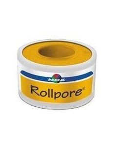 CEROTTO IN ROCCHETTO MASTER-AID ROLLPORE TESSUTO NON TESSUTO 5X5