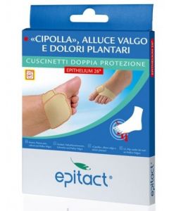 Epitact Alluce Valgo Dolori Plantari Cuscinetti Doppia Protezione Epithelium 26 Misura M 1 Paio