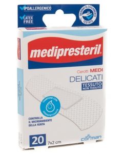 Cerotto Medipresteril Impermeabile Misura 7x2cm 20 Pezzi