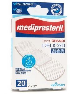 Cerotto Medipresteril Sensimed Grandi Delicati 7x3 20 Pezzi