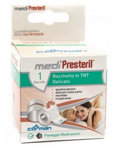 Cerotto Medipresteril Tessuto Non Tessuto In Rocchetto Cm 5 X 5 M