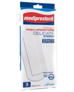 Medicazione Medipresteril Post Operatoria Delicata Sterile 10x25 3 Pezzi