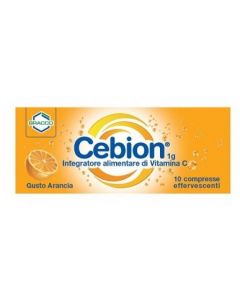 Cebion Effervescente Integratore Alimentare Di Vitamina C Arancia 10 Compresse