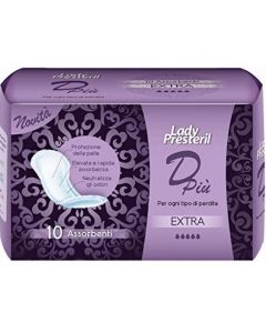 Lady Presteril Dpiu' Extra 10 Assorbenti