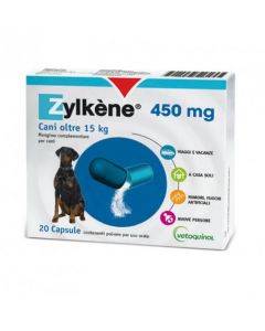 Vetoquinol Zylkene Cani Integratore Alimentare 20 Capsule 450mg
