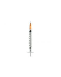 Siringa Per Insulina Extrafine 1ml 100 UI Ago Removibile 26 Gauge 0,45x12mm 1 pezzo