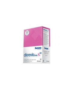 Ditrevit Forte K50 Integratore Alimentare Di Vitamine D, K e DHA 15ml