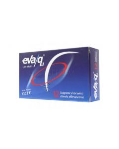 Eva Qu Supposte Evacuanti Effervescenti 12 pezzi