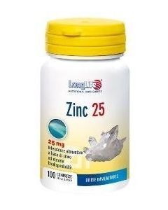LONGLIFE ZINC 25 MG 100 COMPRESSE integratore alimentare