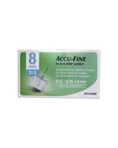 Menarini Glucoject Pen Needles 8mm G31