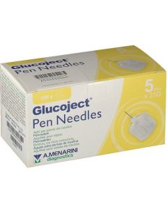 Menarini Glucoject Pen Needles 5mm G31 100 Pezzi