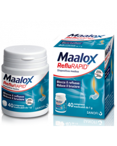 MAALOX REFLURAPID 40CPR MASTIC