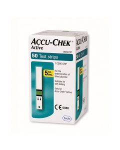 Strisce Misurazione Glicemia Accu-Chek Active Strips 50 Pezzi