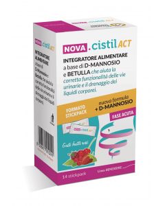 Nova.Cistil Act Integratore Alimentare 14 Stick