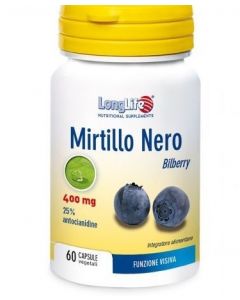 Longlife Mirtillo Nero Integratore Alimentare 60 Capsule