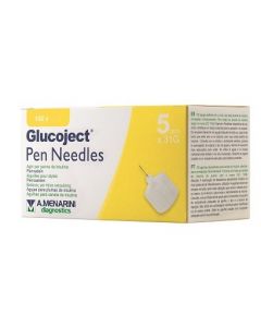 Ago Per Penna Da Insulina Glucoject Lunghezza 5 Mm Gauge 31 40 Pezzi